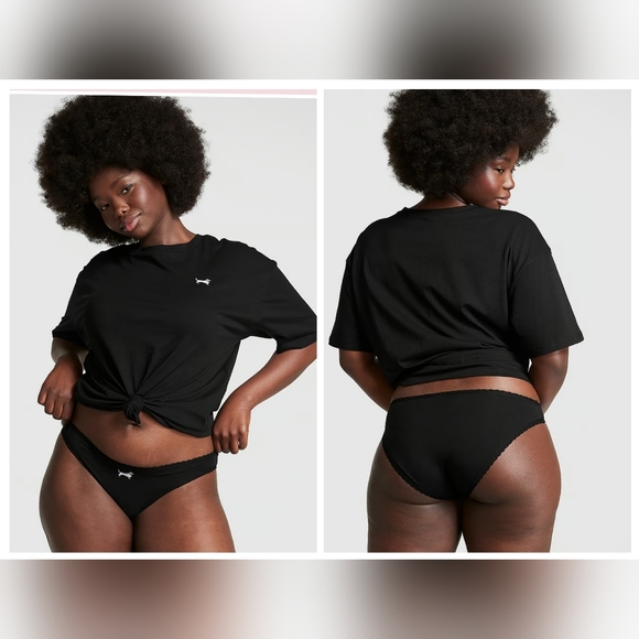 PINK Victoria's Secret Other - Victoria's secret pink classic cotton lace trim panty 💓PANTY ONLY NWOT xxl